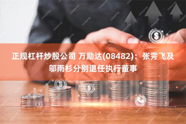 正规杠杆炒股公司 万励达(08482)：张雱飞及邬雨杉分别退任执行董事