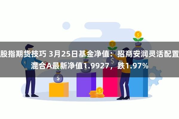 股指期货技巧 3月25日基金净值：招商安润灵活配置混合A最新净值1.9927，跌1.97%