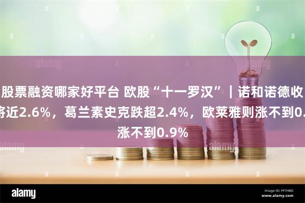 股票融资哪家好平台 欧股“十一罗汉”｜诺和诺德收跌将近2.6%，葛兰素史克跌超2.4%，欧莱雅则涨不到0.9%