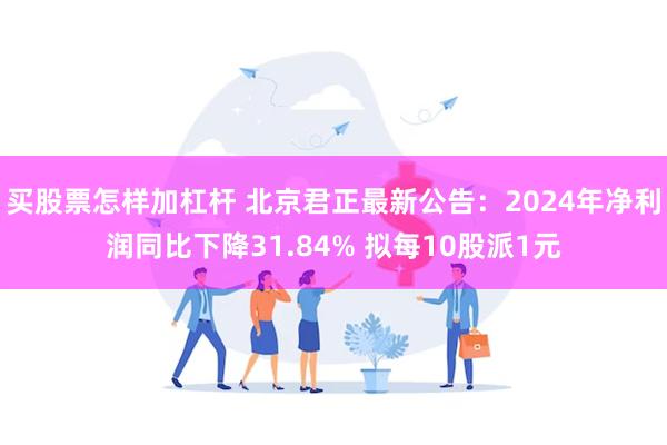买股票怎样加杠杆 北京君正最新公告：2024年净利润同比下降31.84% 拟每10股派1元